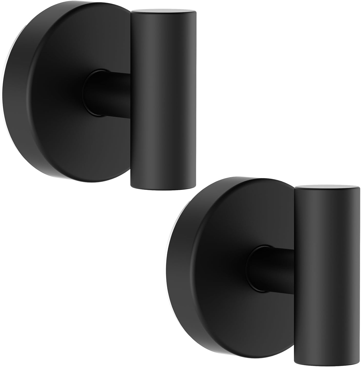 Bntuk Suction Cup Hooks. Removable Shower Hooks for Inside Shower – Towel Hooks for Bathroom Window Glass Mirror Tile. Bath Robe Looafh Hook for Hanging – Waterproof & Rustproof. Black (2 Pack)
